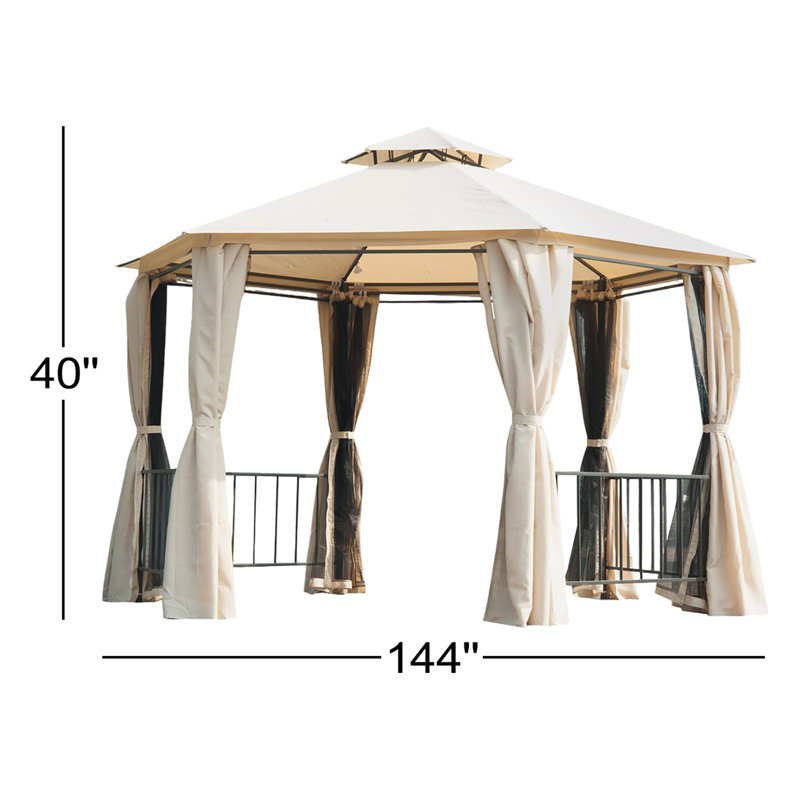 Hexagon Gazebo Replacement Canopy Top ONLY