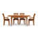 Sarah 4 - Person Solid Wood Top Four Leg Dining Set