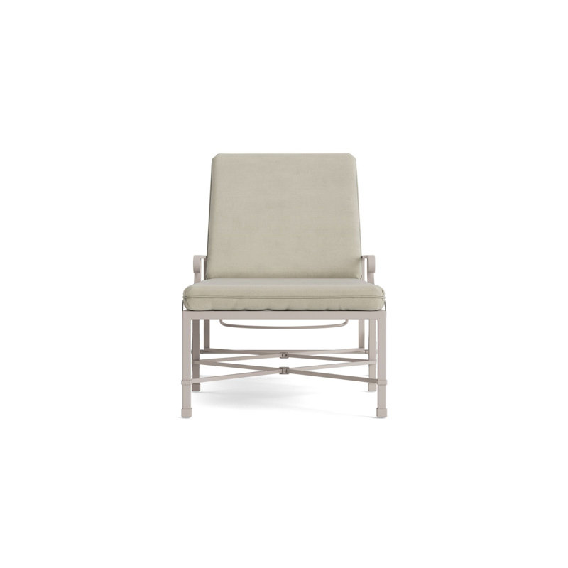 Venetian Outdoor Chaise Lounge, Fusion Moccasian, Dove Smooth