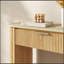 Table basse avec 2 tiroirs et tablette ouverte