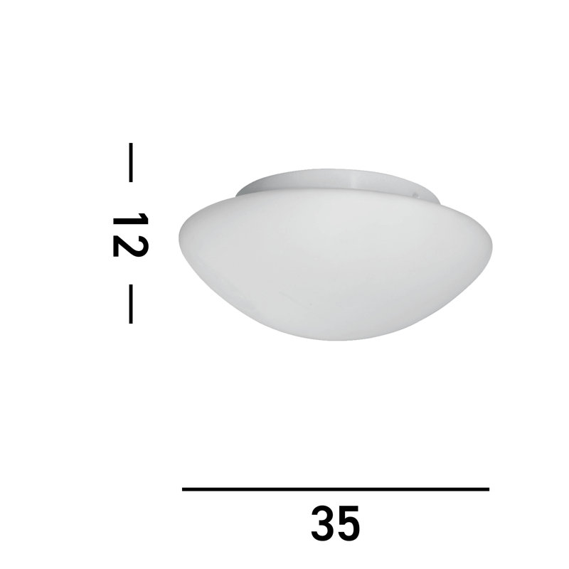 Wallace Glass Flush Mount