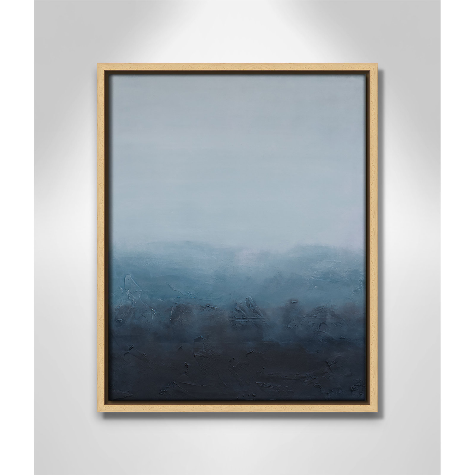 Elemental I Print by S.H. Khan, 12.5'' W x 15.5'' H, Natural Floater