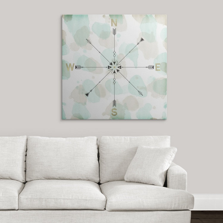 «Catskill Instructions II» par Edward Selkirk, impression, H 35 po x l 35 po x P 1,5 po, Toile