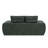 Medwin Green Linen Compressed Loveseat
