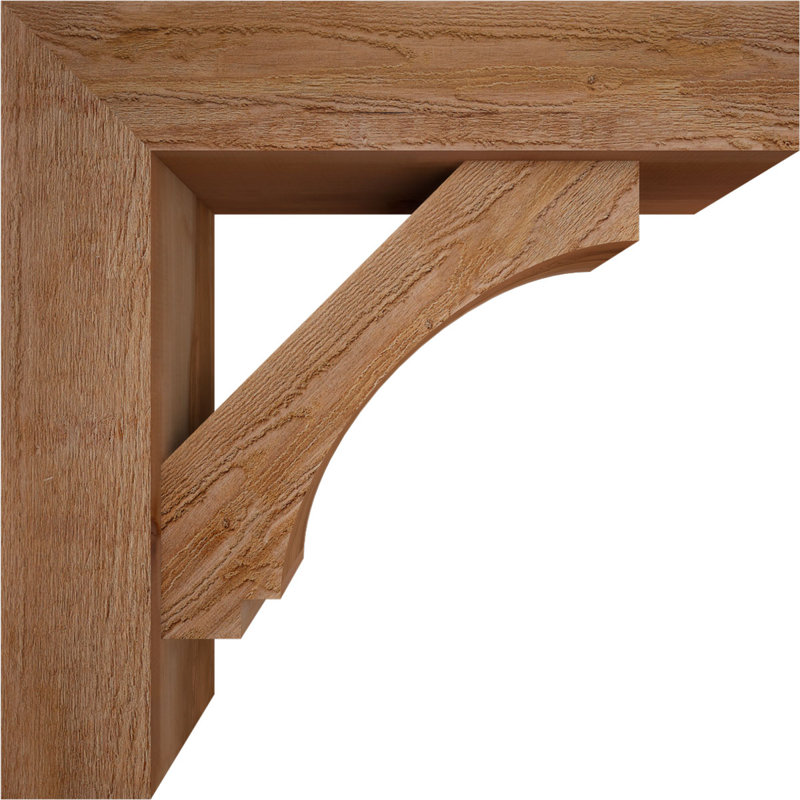 Support de bloc impérial avec entretoise décalée, 32 x 32, Cèdre rouge occidental de l 8 po (scié brut)