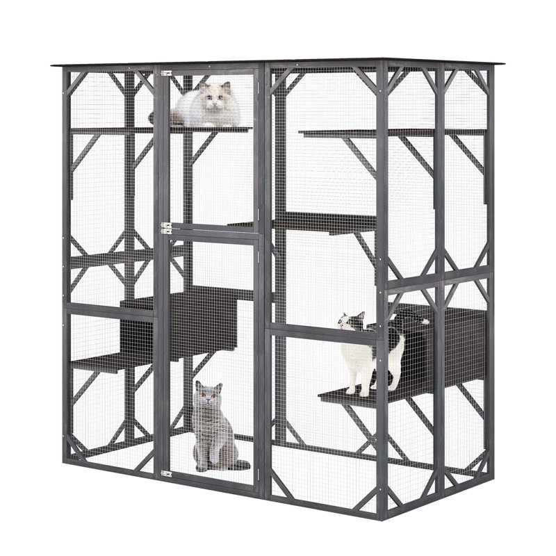 Cage à chat Tymvou