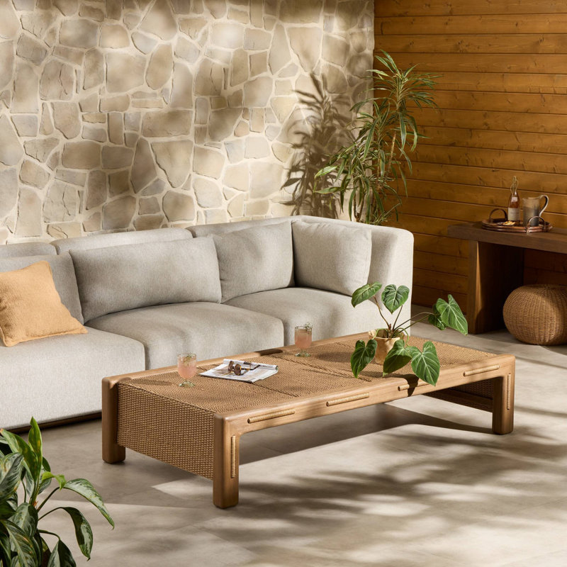 Herrick Outdoor Teak Coffee Table