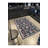 Black Tone Floral Knotted Woven Base Washable Rug-1548875609