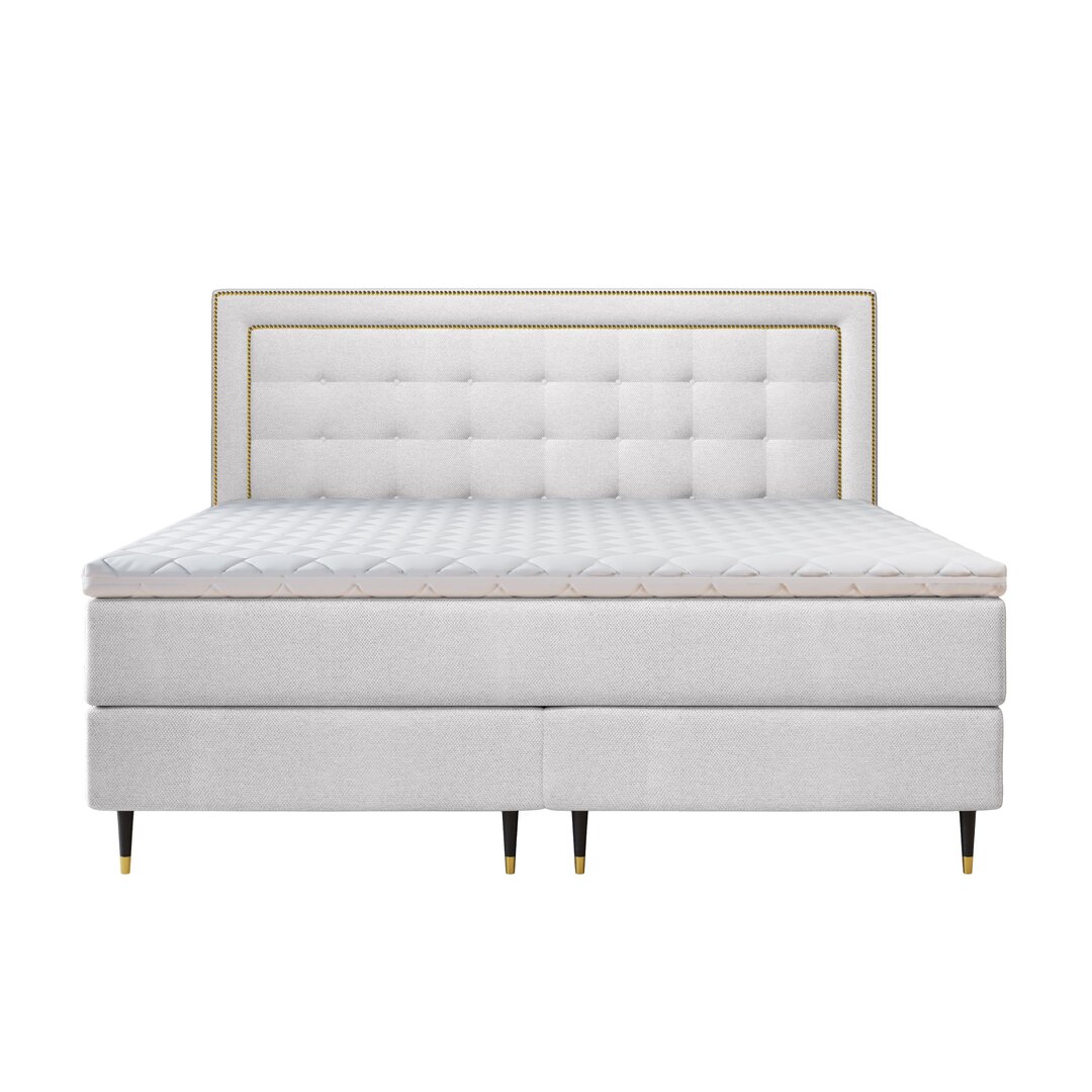 Boxspringbett Athema mit Topper und Bettkasten