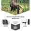 Chaise de chasse pliante Arlmont & Co. avec cadre pivotant en acier à 360 °