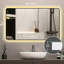 Miroir de salle de bain 48 po x 32 po avec coins arrondis