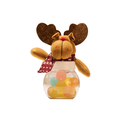 Santa Claus Snowman Christmas Candy Packaging Christmas Candy Jar Decoration
