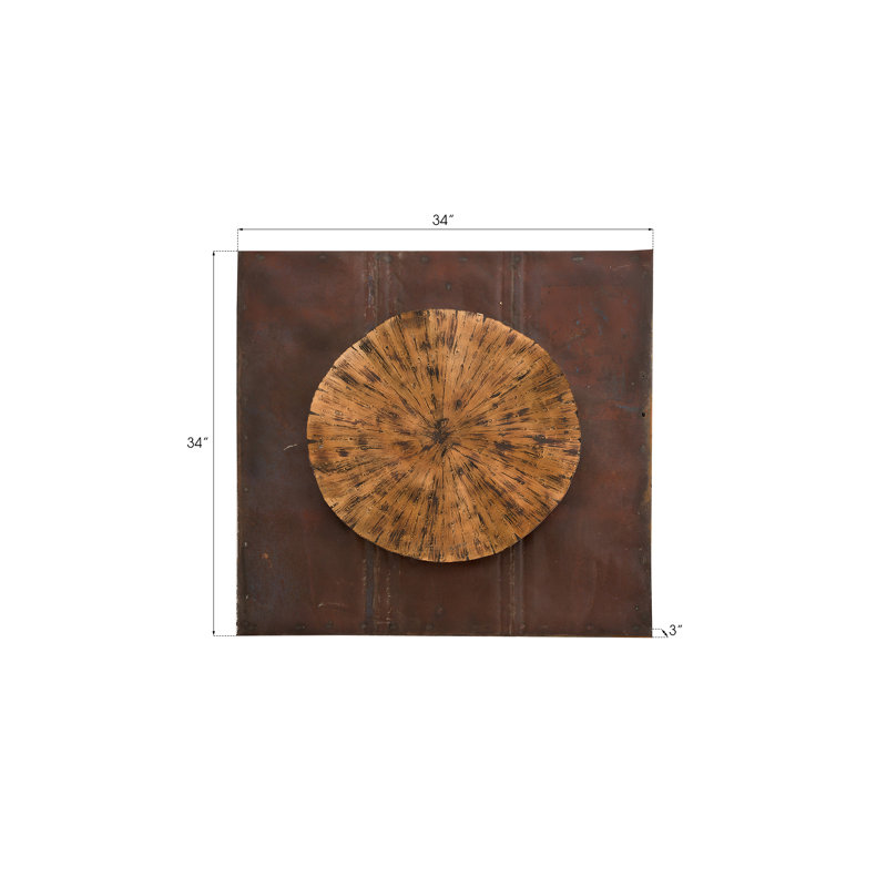 Medallion Wall Art, Amber