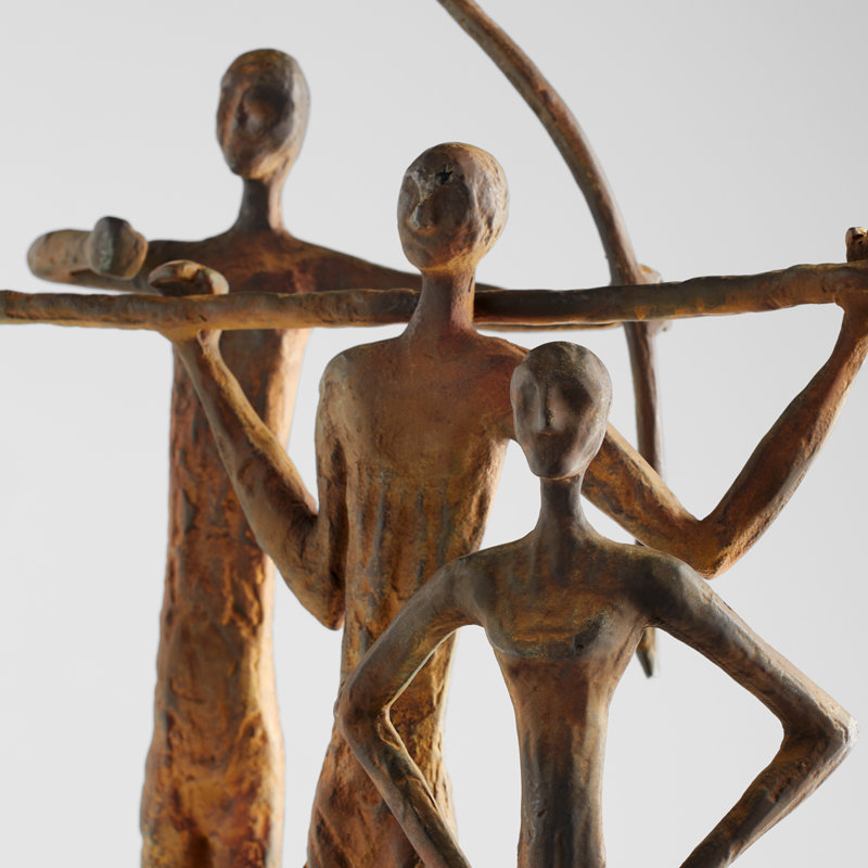 Maasai 18.25" Width Handmade People Figurines & Sculptures