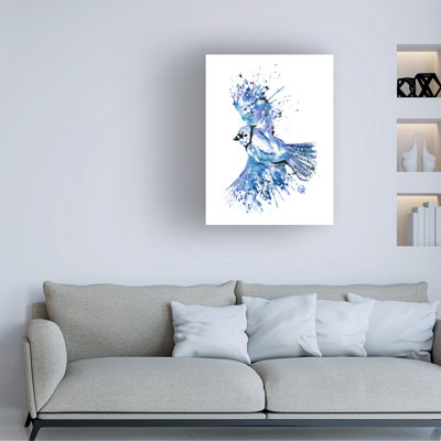 Lisa Whitehouse Blue Jay  Canvas Art