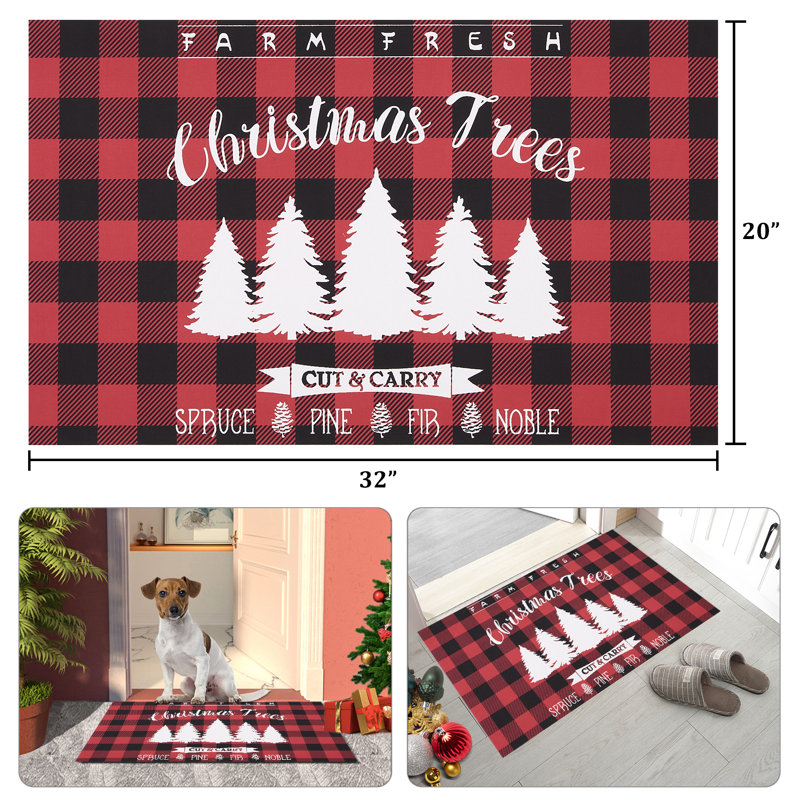 Paillasson Christmas, L 20 po x L 32 po