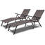 Chaise longue inclinable 56,5 po