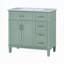 Meuble-lavabo moderne 36 "avec lavabo en céramique-2135633224