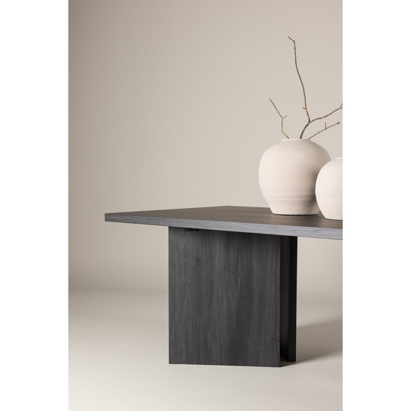 Petar Dining Table, Black, 75cm H x 240cm L x  100cm W