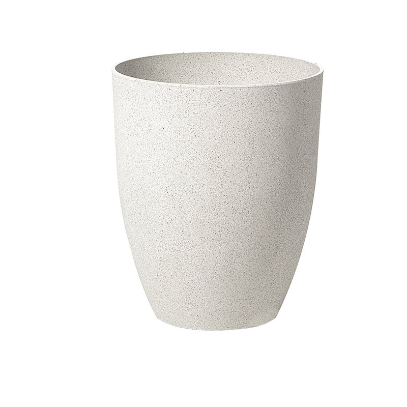 Valeria Pot Planter, Off White, 52 cm H x 43 cm W x 43 cm D