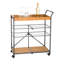Chariot-bar pliant en bois Dovenby