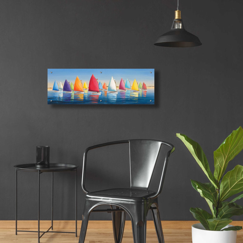 «Flying Colours» par Sally Caldwell Fisher, H 12 po x l 36 po
