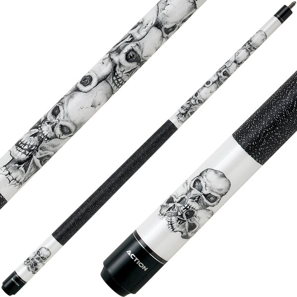 Toy Time Metallic Silver Titanium Cue Billiard Stick at