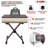 5 Core Keyboard Bench 3" Padded Cushioned Piano Stool Height Adjustable Guitar Seat Folding Portable-221167320