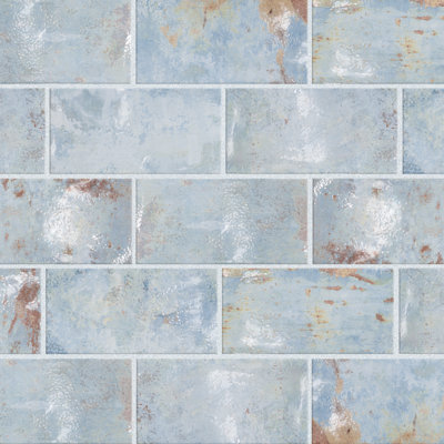 Carrelage mural en céramique aspect brique 3 "x 6" Merola Tile Biarritz