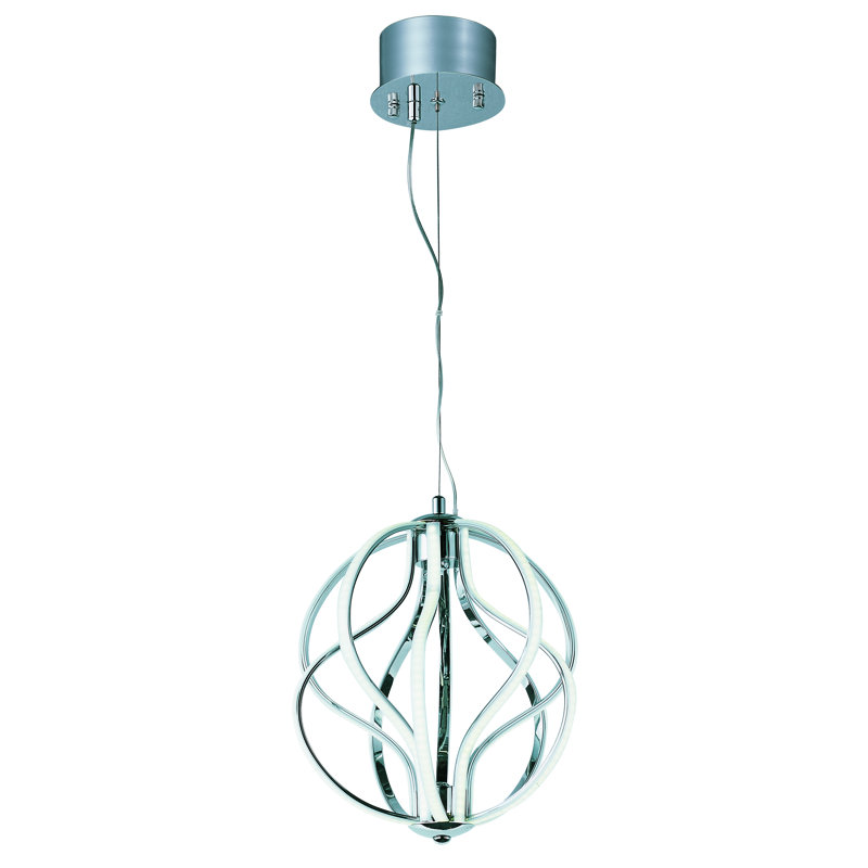 Lustre géométrique unique à 10 lumières DEL avec détails en cristal Tennison