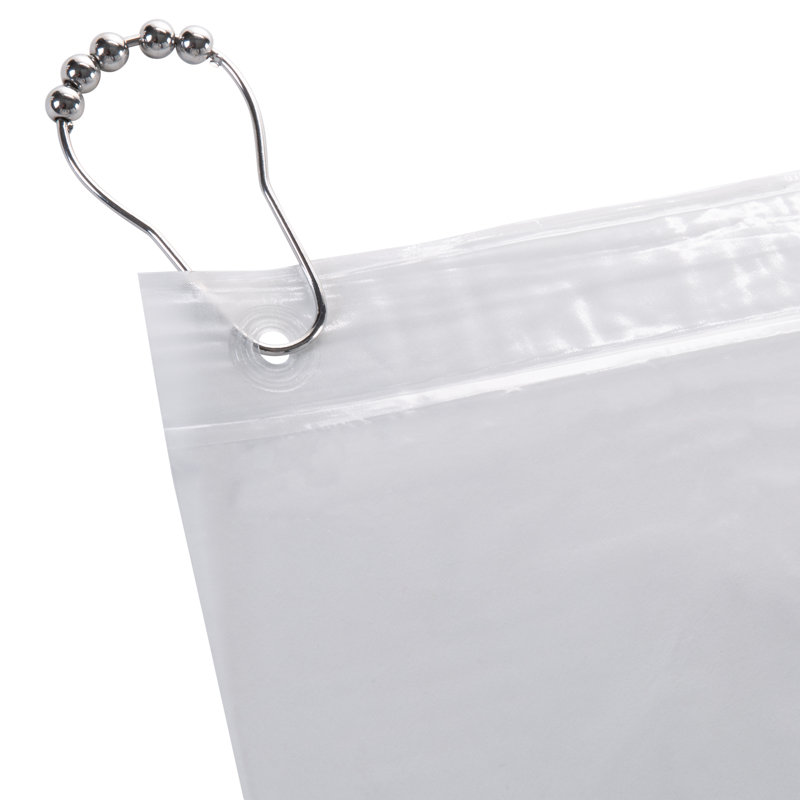 Doublure de rideau de douche PEVA, 72" H x 72" W, Frost