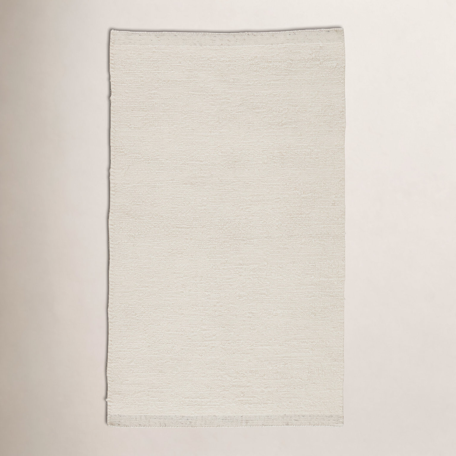 Ada Cream Hand-Woven Wool Rug, Rectangle 10' x 14'
