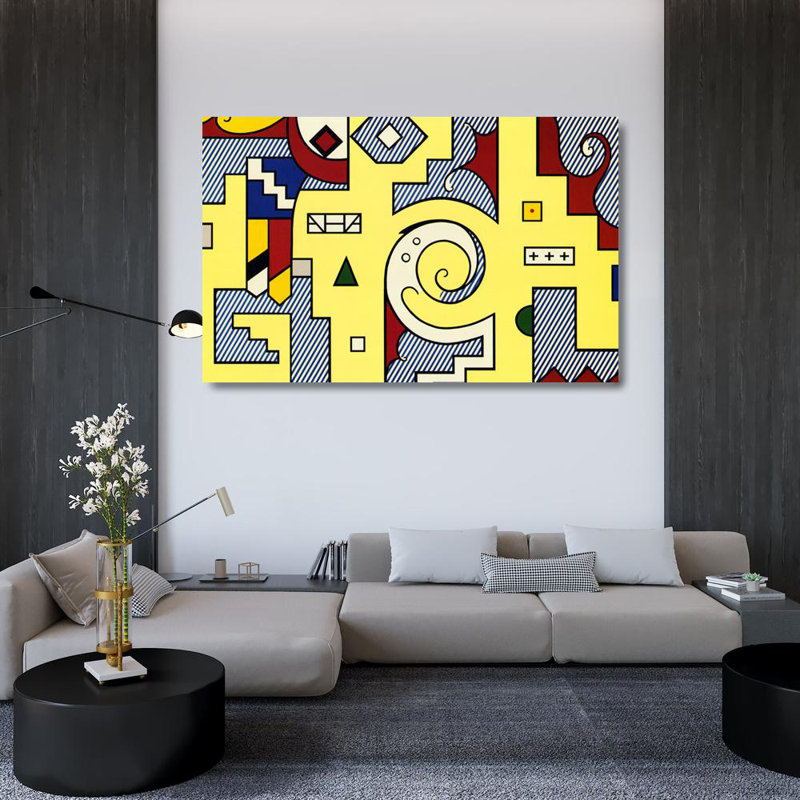 Composition amérindienne II, 1980, H 31 po x l 48 po