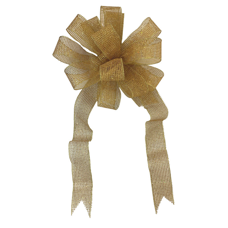 15'''' Bow With 24-26'''' Long Tails And Wired Edges