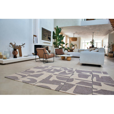 Abstract Recycled P.E.T Area Rug