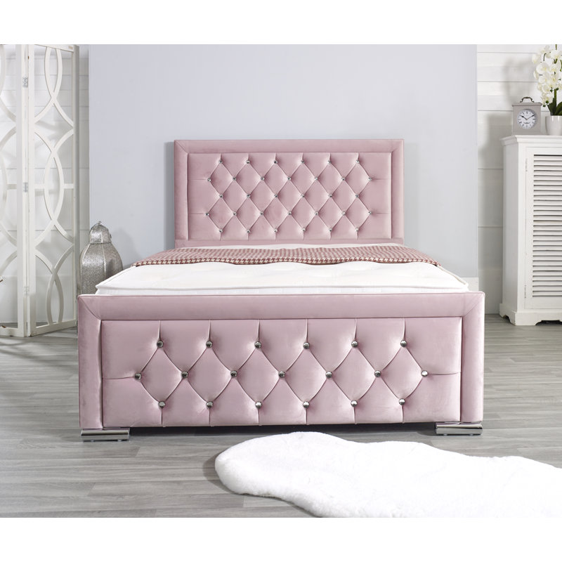 Pontmain Upholstered Bed Frame, Kingsize (5')