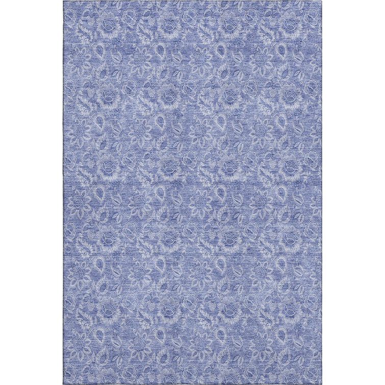 Premium Machine Washable Prisco Denim Rug