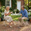 Acacia Solid Wood Patio Dining Set Table,