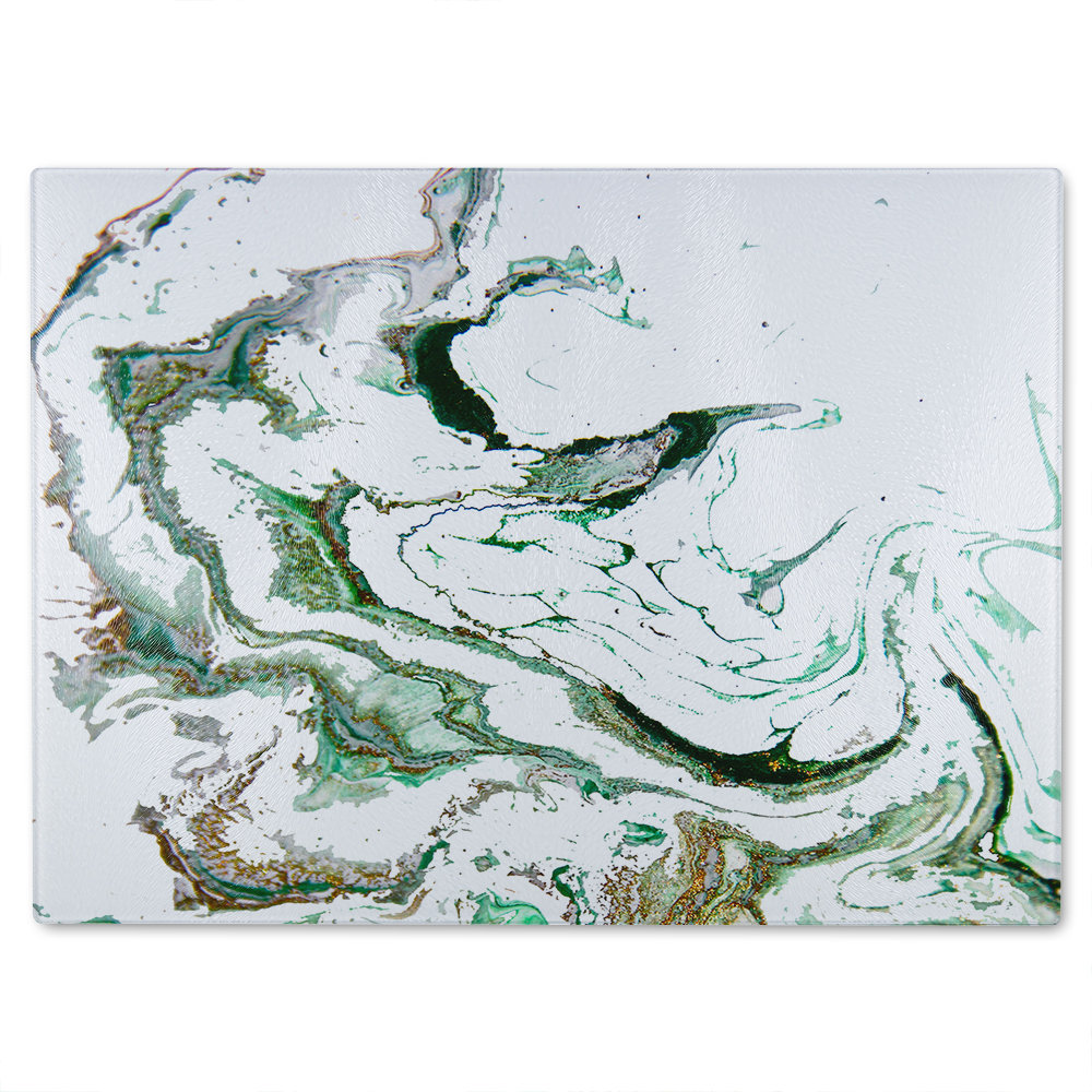 Marble Glass Chopping Board