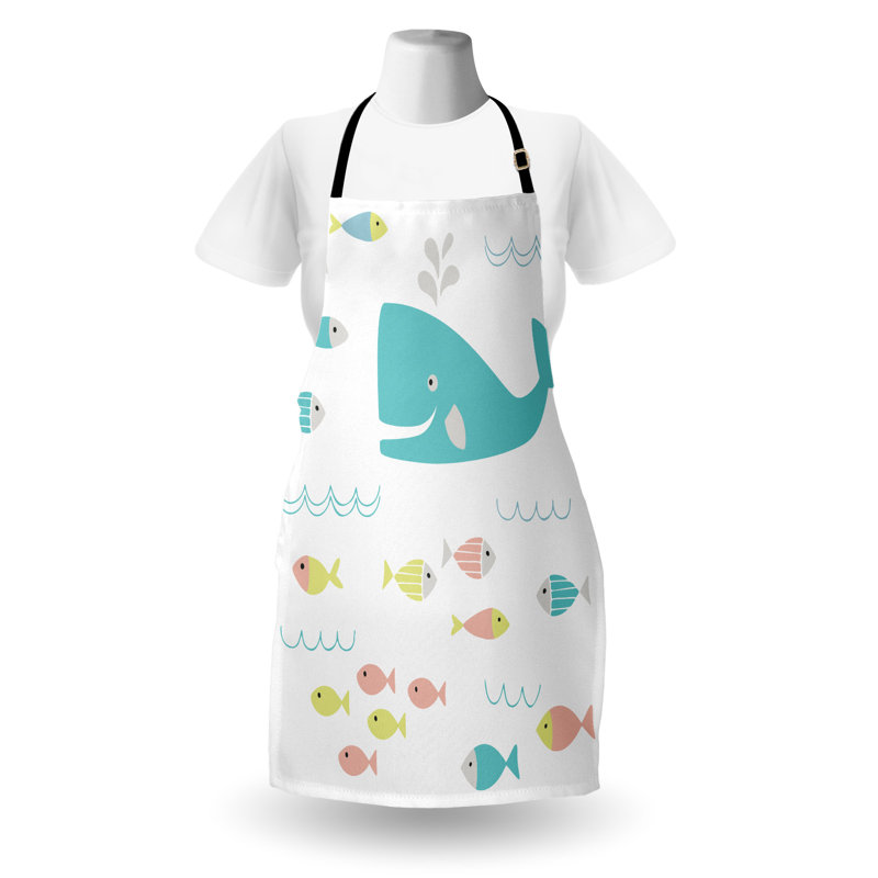 No Pattern Bib Apron