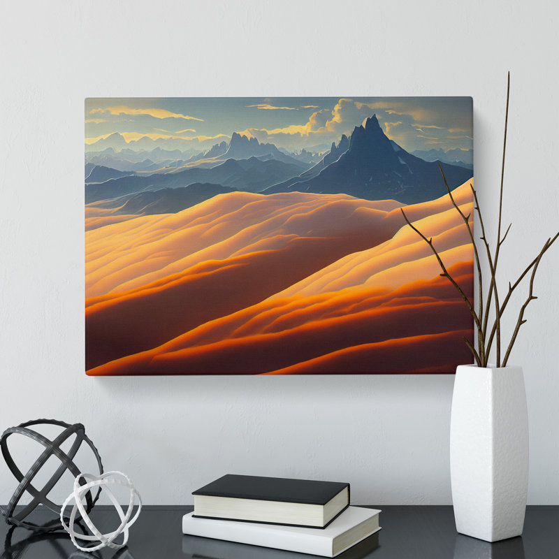 Entrancing Mountain Landscape - Wrapped Canvas, 35cm H x 50cm W x 3cm D