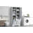 Bathroom Storage Cabinet With Doors And Drawers, Tilt-Out Laundry Hamper, Multiple Storage Space, Freestanding Style, Open Shelve, Adjustable Shelf, Gray-1894735486