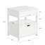 45cm W Manufactured Wood Bedside Table