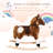 Kids Plush Pony Rocking Horse,wood-17004037