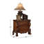 Table de chevet 2 tiroirs Cherry Oak