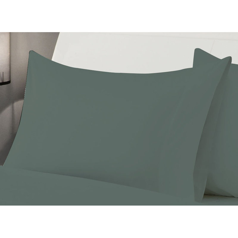 Billie Microfiber Sheet Set, Queen, Gray