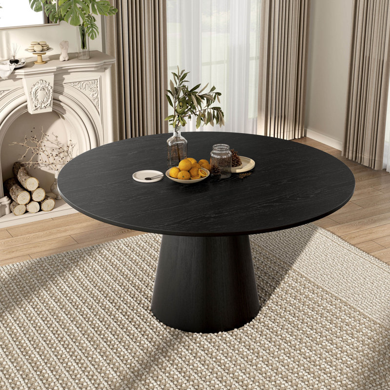 Table de salle à manger Tyionna, H 30 po x l 59 po x L 59 po