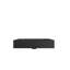 BB02-24-109, lavabo intégré à surface solide sans drain ni robinet, couleur noir mat