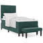 Upholstered Bed Frame with Mattress