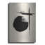 «Black & Neutral Abstract» par Petals Prints Design, art mural en métal-79193858